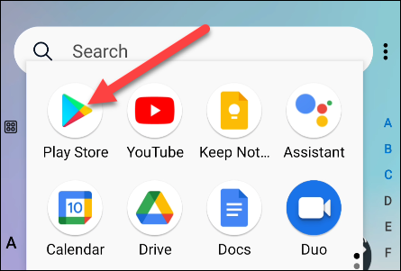 Откройте приложение Google Play на своем устройстве