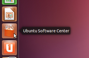 Открытие Ubuntu Software Center