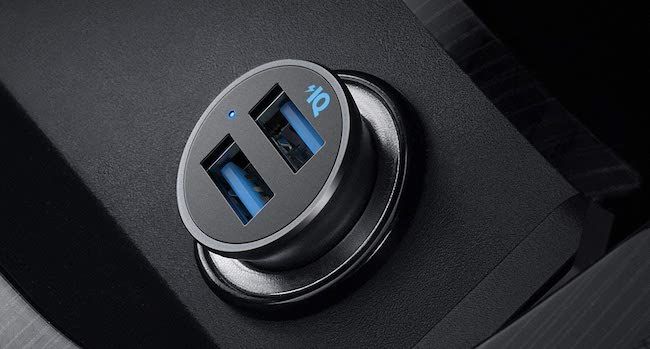 USB-зарядное для автомобильного разъёма 12 В (Anker)
