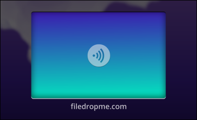 Веб-интерфейс Filedrop для передачи файлов