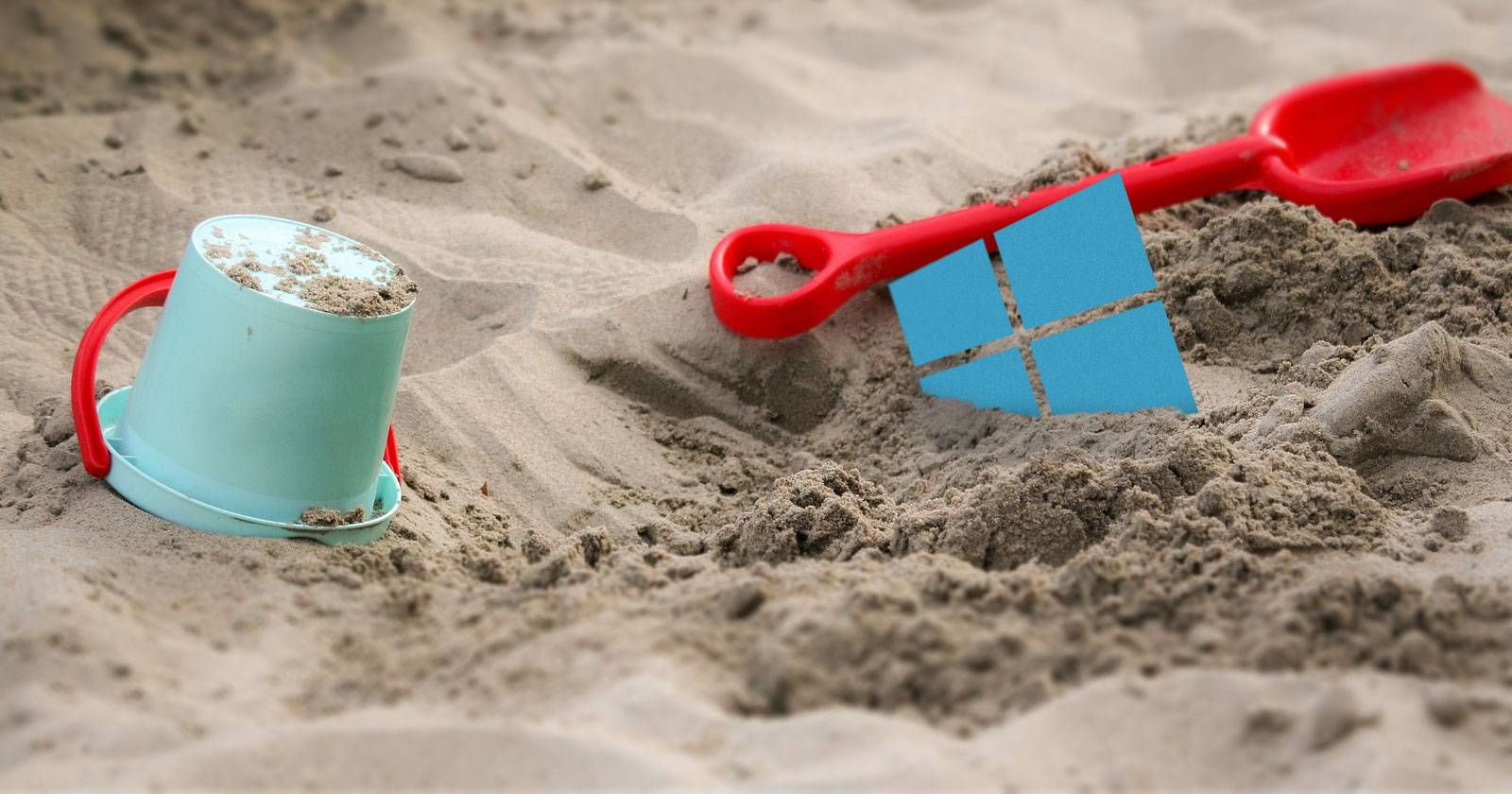 Изображение рабочего стола Windows с примером запуска Windows Sandbox