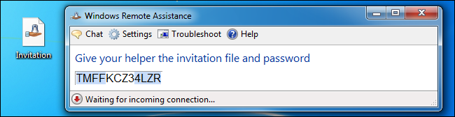 Сохранение файла приглашения и инструктаж по отправке пароля отдельно