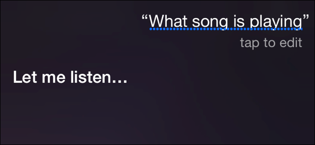 Siri распознаёт музыку на iPhone