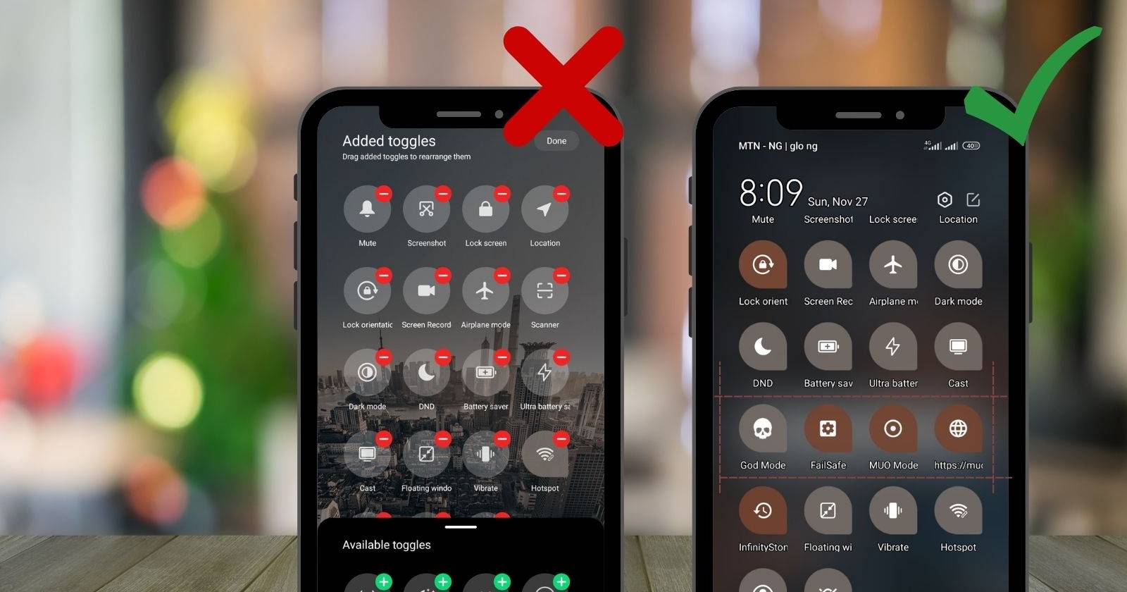 Добавить любые ярлыки в Быстрые настройки Android
