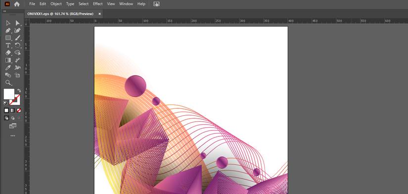 Opening an EPS file using illustrator