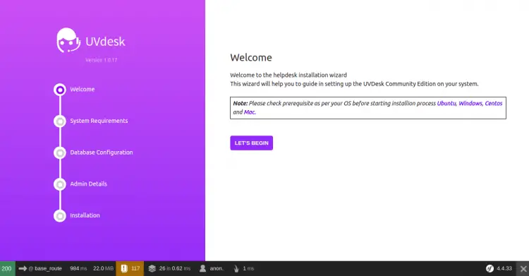 Установка UVdesk на Debian 11 с Apache
