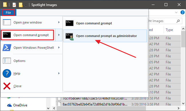 Пример добавленных расширений и появившихся миниатюр