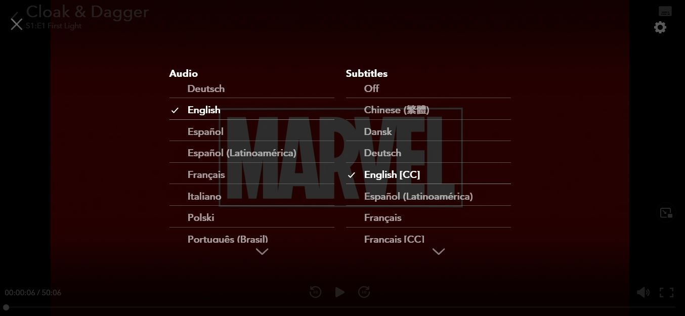 Как изменить аудио язык Disney plus