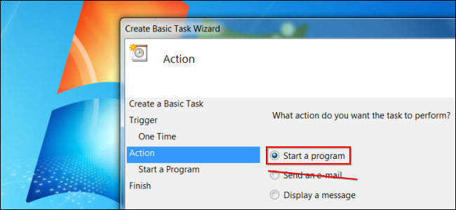 Отправка писем через Планировщик задач Windows