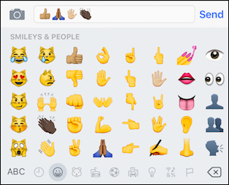 Выбранный тон кожи сохраняется до следующей смены