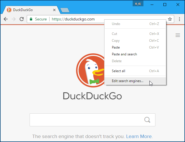 Добавить любой поисковик в браузер