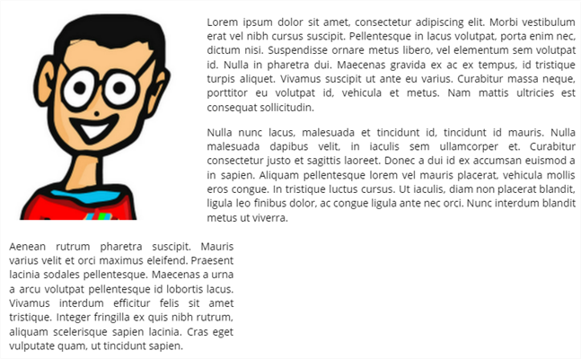 Два текстовых поля и изображение на слайде.