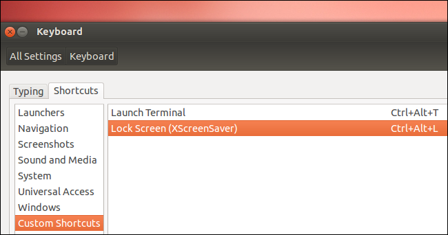 Окно назначения новой комбинации клавиш для блокировки