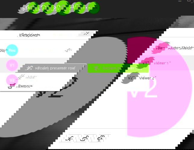 Presenter Mode Join.me Stop Presentation 1