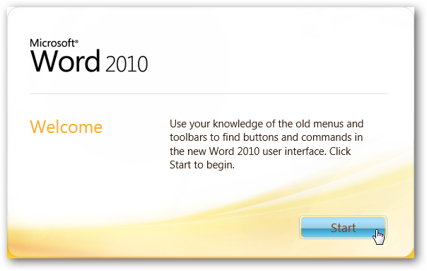 Сопоставление пункта меню Office 2003 с подсказкой в Office 2010