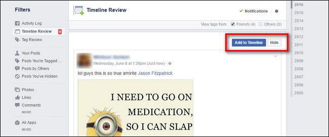 Иллюстрация: пример публикации в интерфейсе проверки отметок с вариантами действий