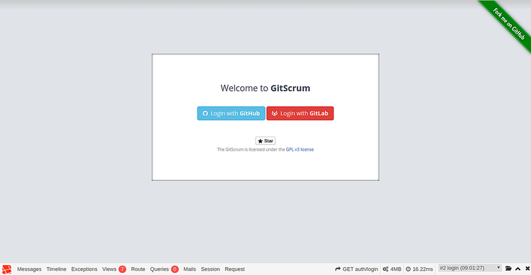 Доступ к GitScrum