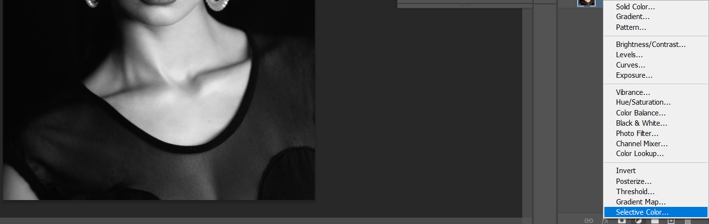 Selective Color для тонкой корректировки каждого цветового диапазона