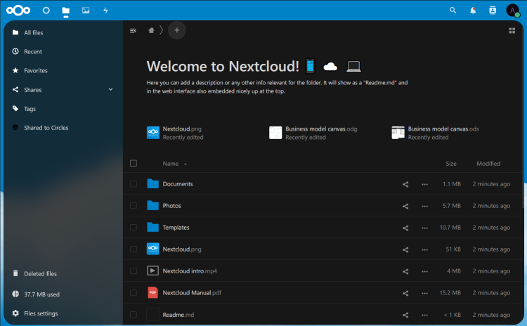 Проводник файлов Nextcloud — доступ к документам и папкам