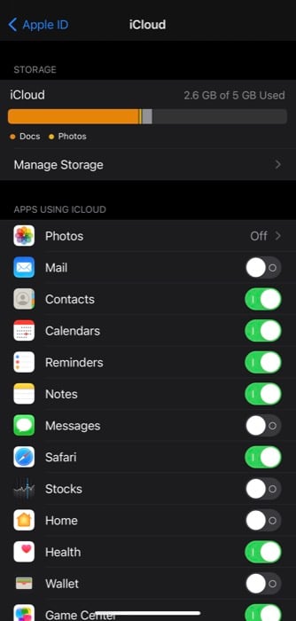 Создать резервную копию iPhone в iCloud