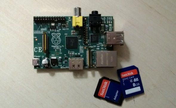 SD-карта установлена в Raspberry Pi
