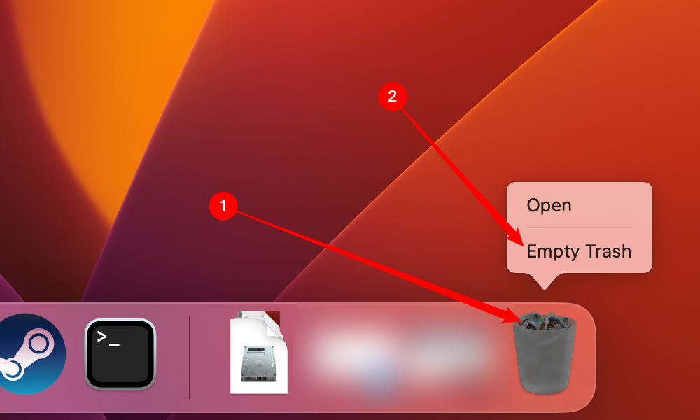 Очистите корзину после удаления кэша. 