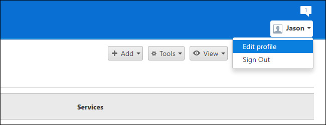 Меню редактирования профиля TeamViewer