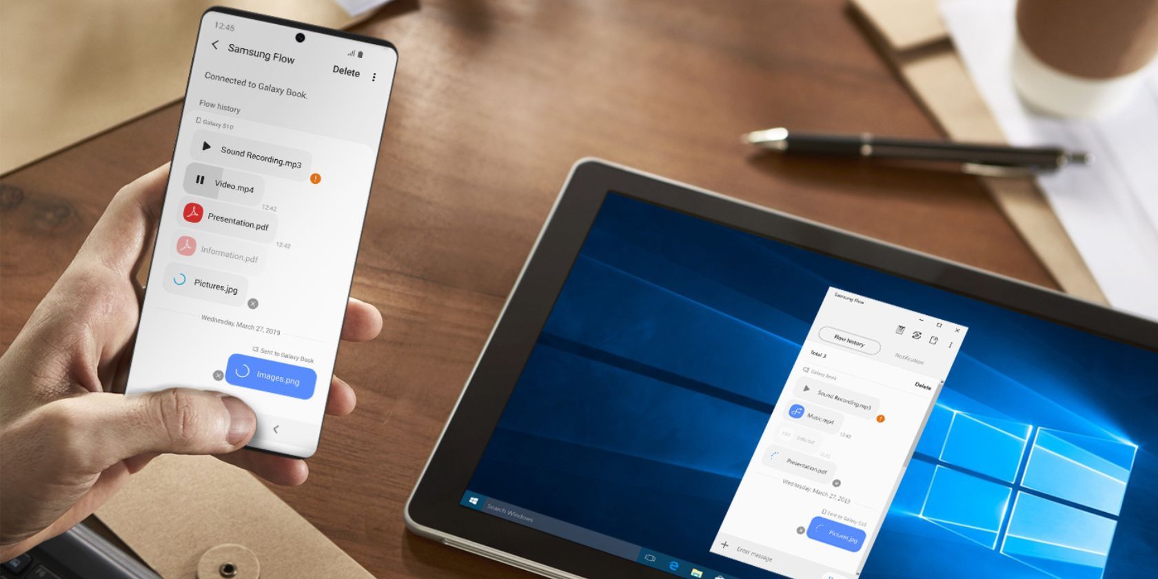 Подключение Galaxy к Windows через Samsung Flow