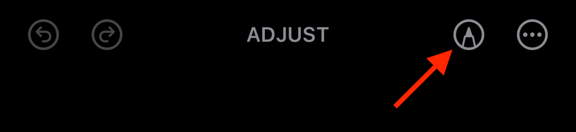 Инструмент «Разметка» в редакторе фото