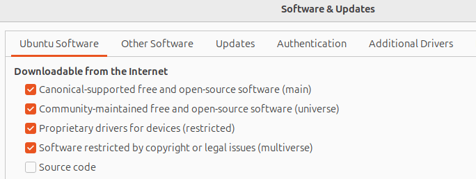 Ubuntu Various Repositories