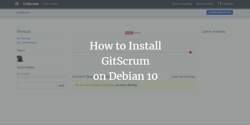 Установка GitScrum на Debian 10 — пошагово