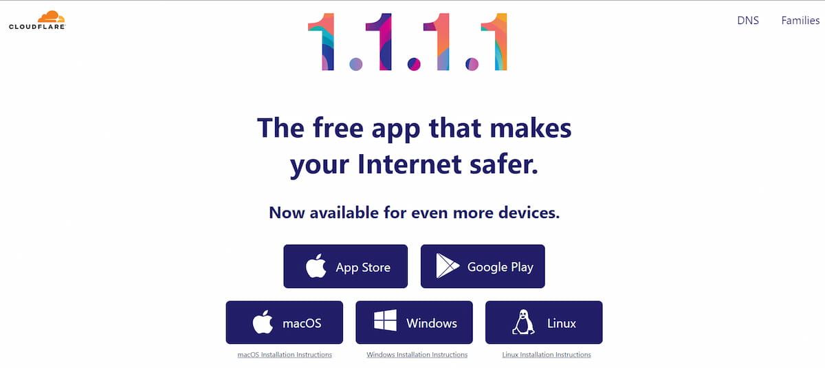 Обзор сайта Cloudflare DNS