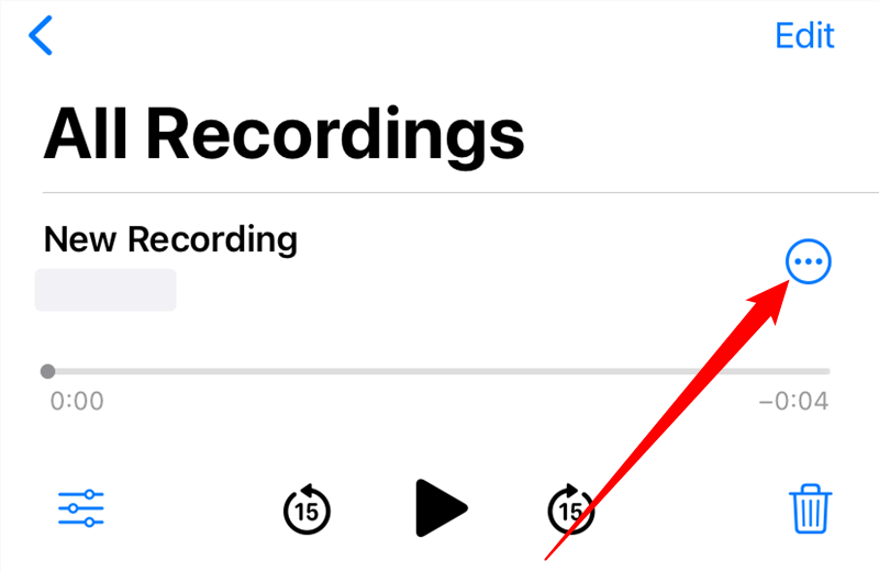 Нажмите значок с тремя точками