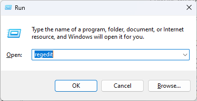 Редактор реестра (regedit)
