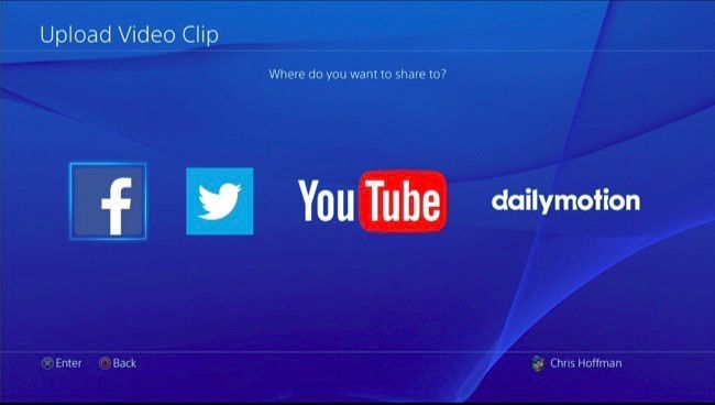 Экран загрузки медиа на сервисы — список доступных платформ