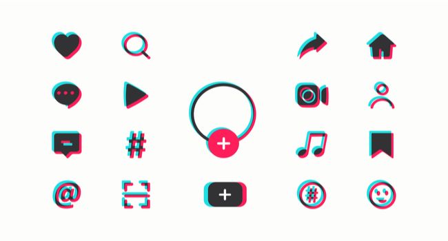 Иконки приложения TikTok