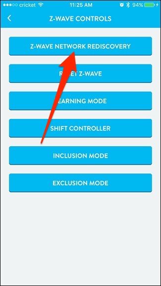 Оповещение об успешном завершении перепоиска сети
