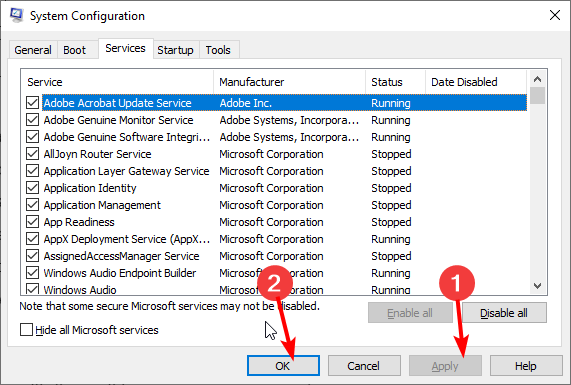 Применить настройки