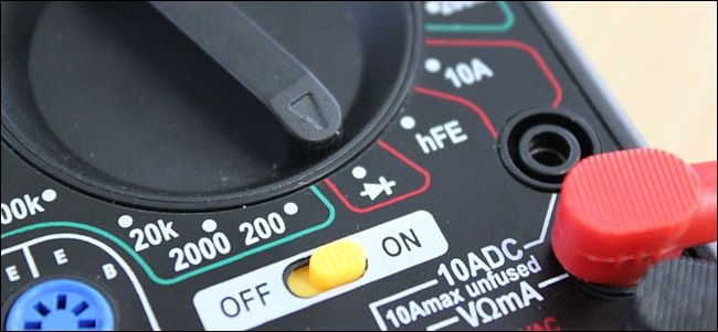 Проверка проводника щупами мультиметра