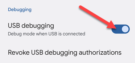 Включить Отладку по USB на Android