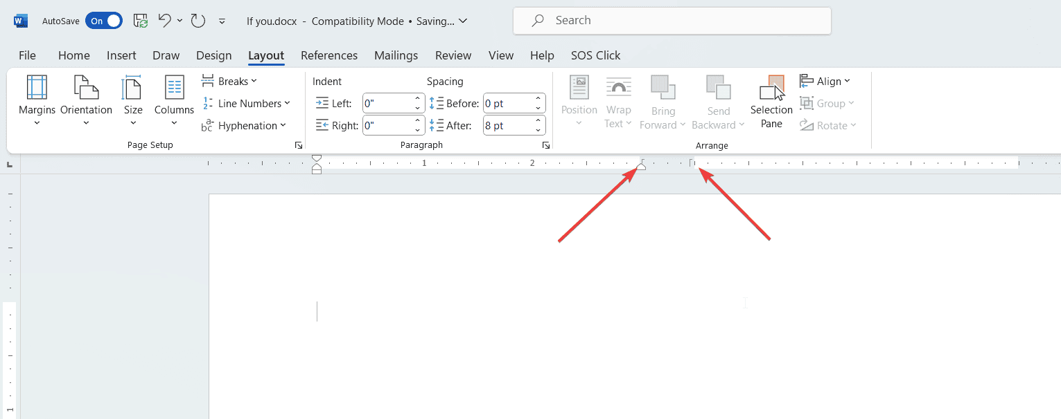 Настройка расстояния и ширины колонок в Word