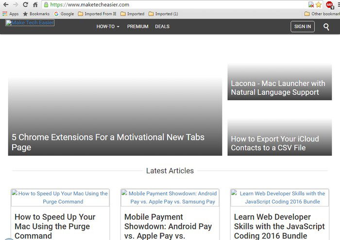 Страница с изображениями отключёнными в Chrome