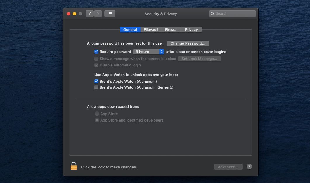Mac Security Privacy Apple Watch