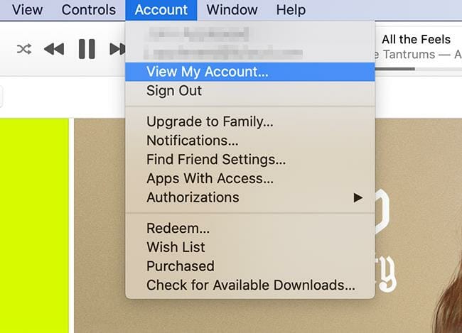 Экран личного кабинета iTunes с разделом Управление устройствами
