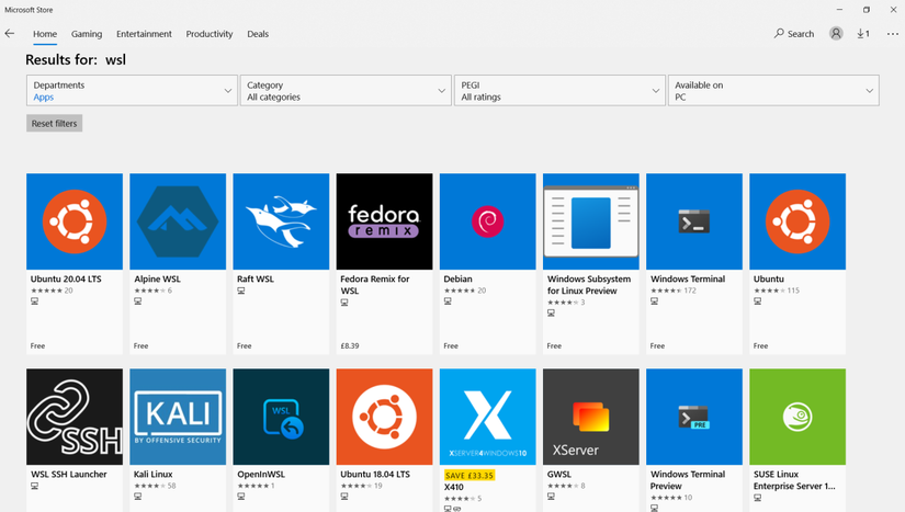 Linux на Windows через WSL: десктоп и приложения
