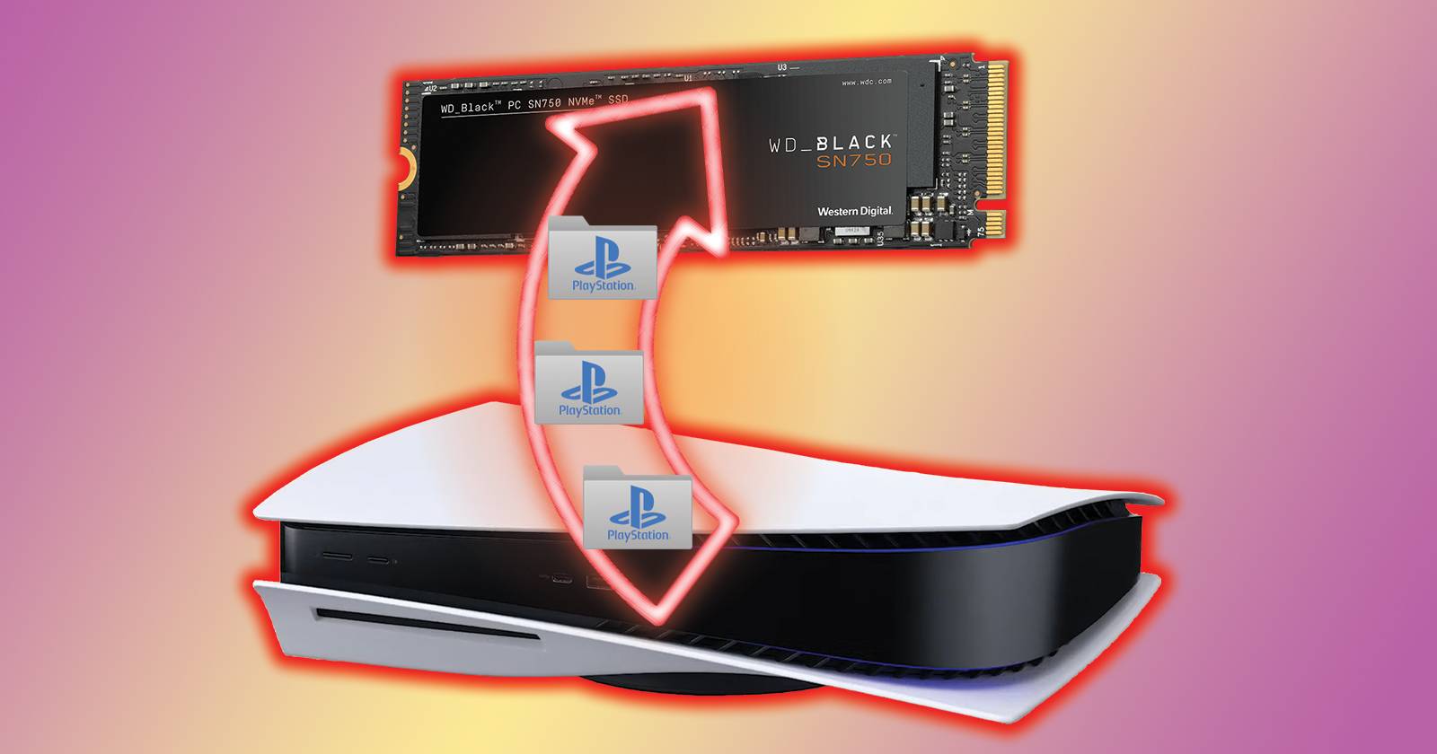 Перенос игр PS5 на M.2 SSD