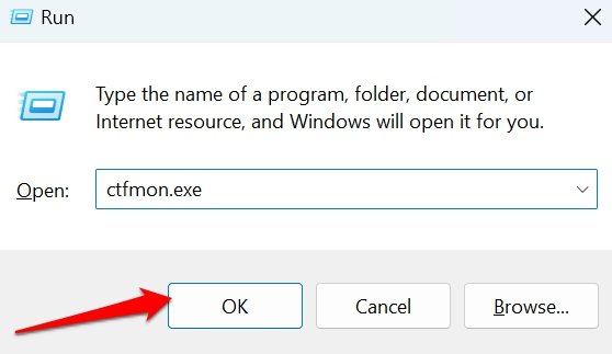 Запуск процесса ctfmon.exe