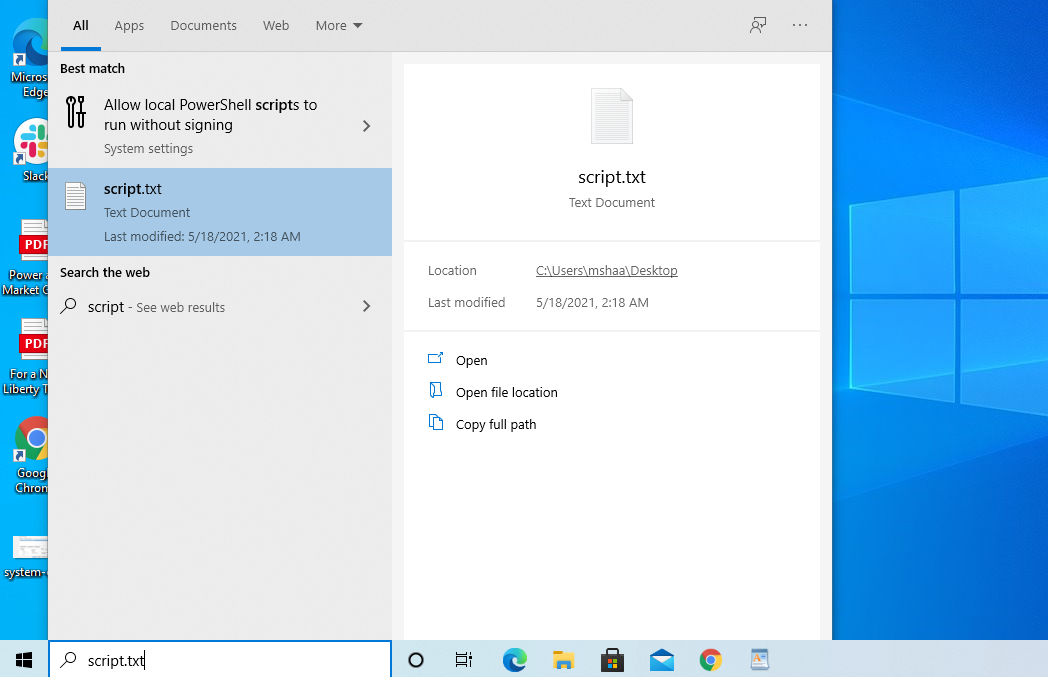 поиск файлов по частям имени в меню Пуск
