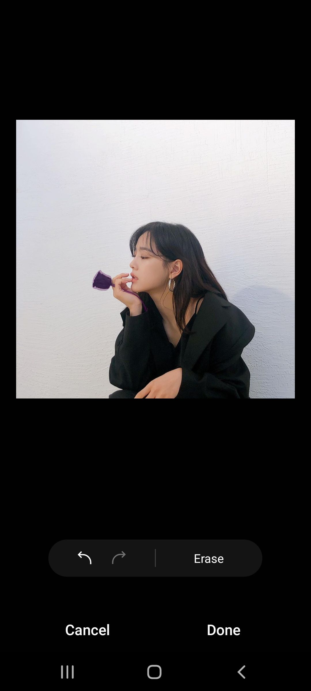 Object Eraser на Samsung с Android 12