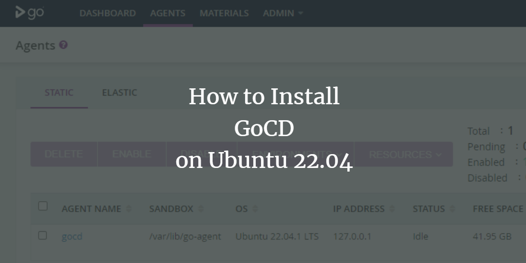 GoCD на Ubuntu 22.04 — установка и настройка